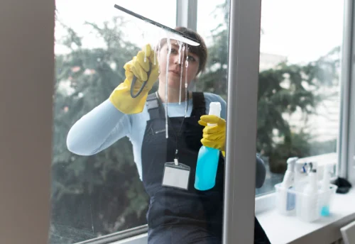 Nettoyage de vitres intérieures et extérieures à Ménéac